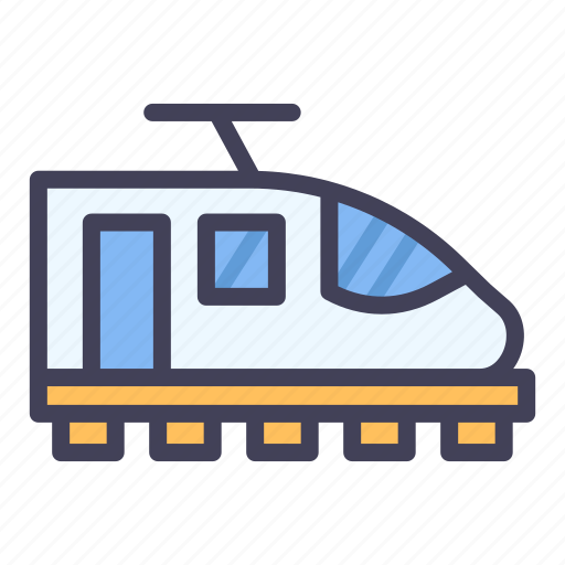 Transport, transportation, vehicle, fast, train, speed icon - Download on Iconfinder