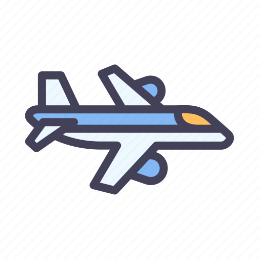 Transport, transportation, vehicle, plane, flight icon - Download on Iconfinder