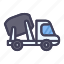 transport, transportation, vehicle, truck, concrete, contruction 