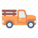 pickup, farm, car, automobile, transport, truck, vehicle, agriculture