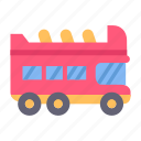 transport, transportation, vehicle, bus, passager, double, decker