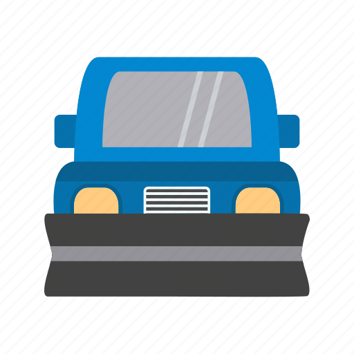 Snow plow, truck, snow plowing icon - Download on Iconfinder
