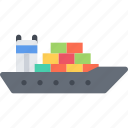 cargo, delivery, ship, shipping, transport, transportation