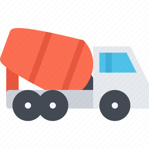Concrete, delivery, mixer, shipping, transport, transportation icon - Download on Iconfinder