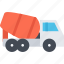concrete, delivery, mixer, shipping, transport, transportation 