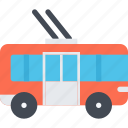 delivery, shipping, transport, transportation, trolleybus
