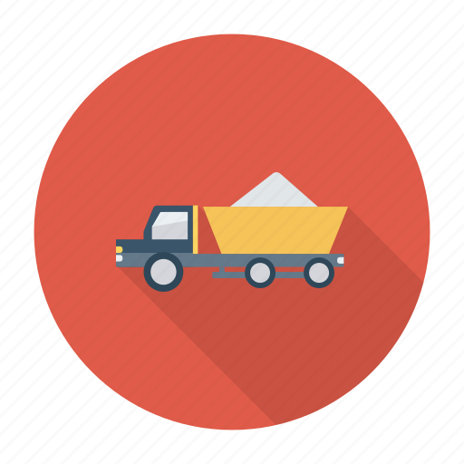 Auto, contruction, loader, trailer, transport, travel, vehicle icon - Download on Iconfinder