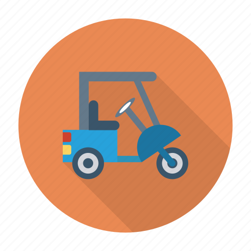 Auto, pasenger, rickshaw, small, transport, travel, vehicle icon - Download on Iconfinder