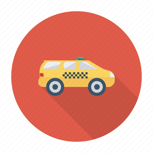 Auto, cab, taxi, transport, travel, vehicle, yellow icon - Download on Iconfinder