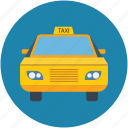 automobile, cab, taxi, taxicab, tourist car
