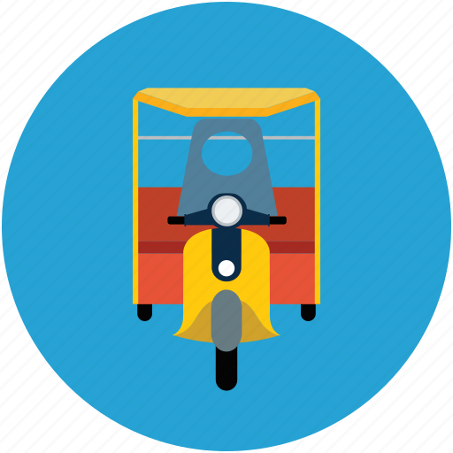Auto, rickshaw, transport, travel, tuk tuk icon - Download on Iconfinder