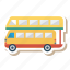 auto, bus, double, transport, transportation, travel, vehicle 