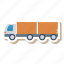 auto, double, heavy, trailer, transport, travel, vehicle 