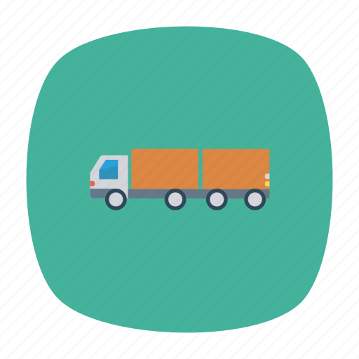 Auto, double, heavy, trailer, transport, travel, vehicle icon - Download on Iconfinder