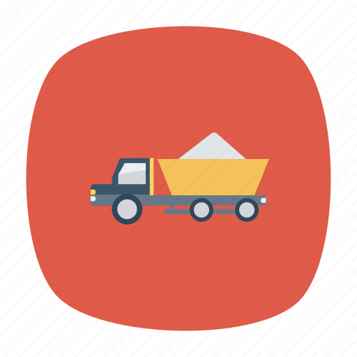 Auto, contruction, loader, trailer, transport, travel, vehicle icon - Download on Iconfinder