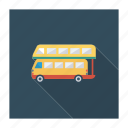 auto, bus, double, transport, transportation, travel, vehicle