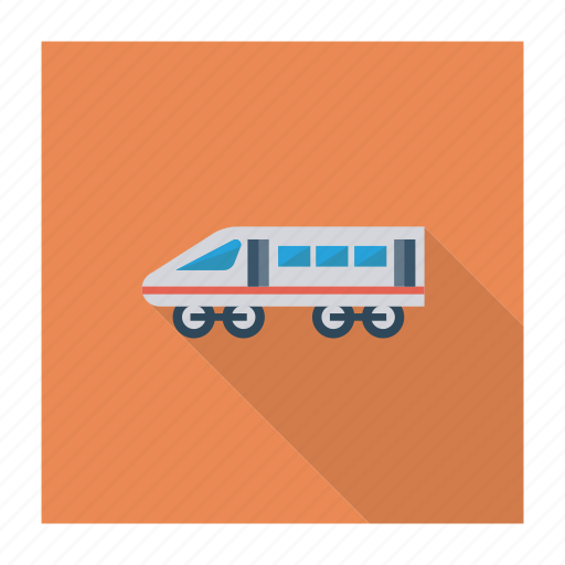 Aero, bullet, train, transport, transportation, vehicle, winged icon - Download on Iconfinder