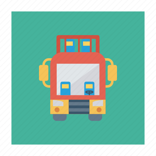 Auto, bus, double, transport, transportation, travel, vehicle icon - Download on Iconfinder