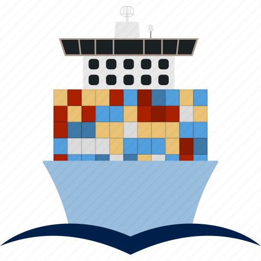 Boat, cargo, container, flat, ocean, ship, shipping icon - Download on Iconfinder