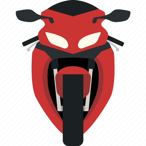 Bike, flat, motorbike, motorcycle, silhouette, transport, transportation icon - Download on Iconfinder