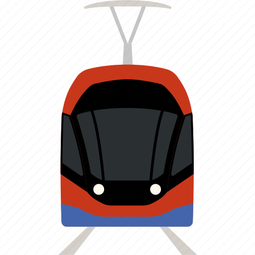 Electric, flat, railway, train, tram, transport, transportation icon - Download on Iconfinder