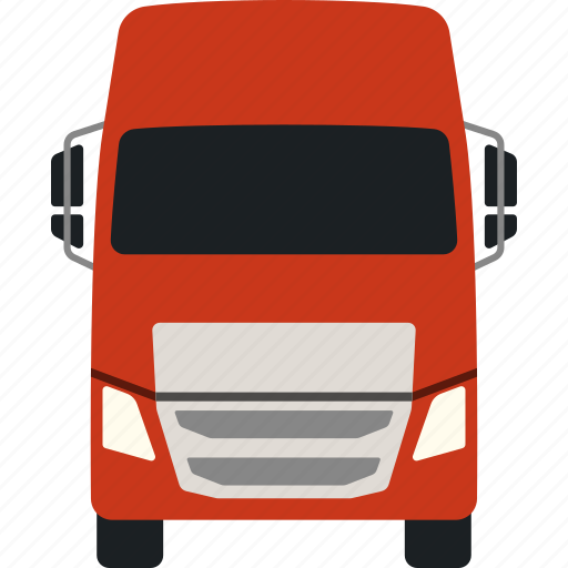 Delivery, flat, lorry, semi, trailer, transportation, truck icon - Download on Iconfinder