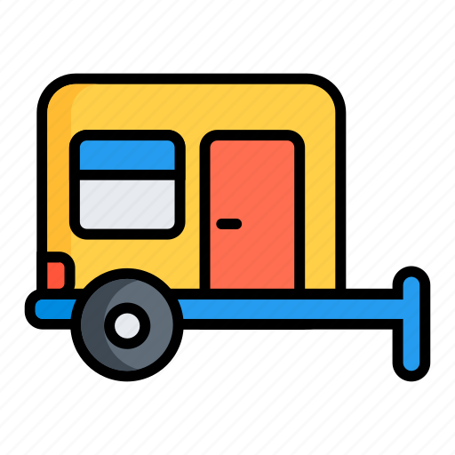Beer chaser, hindcarriage, trailer, camping, holidays, travel, trip icon - Download on Iconfinder