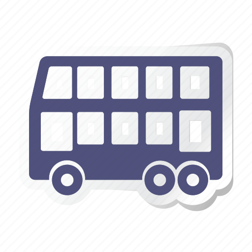 Auto, car, transport, transportation, vehicle, bus, double decker bus icon - Download on Iconfinder