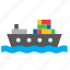 transport, cargo, container, freighter, ship 