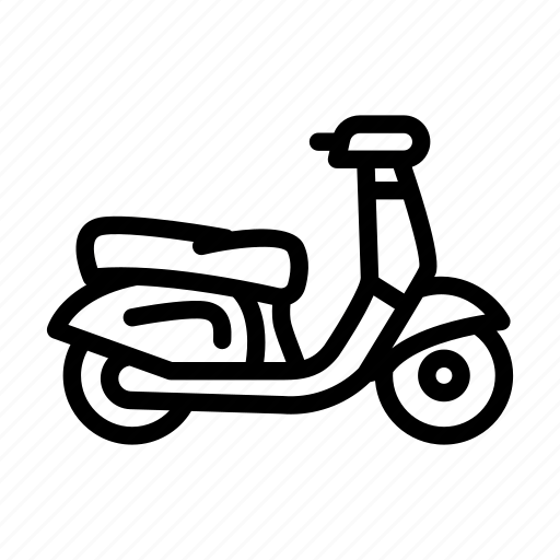 Scooter, vehicle, transport, flying, balloon, aircraft, fly icon - Download on Iconfinder