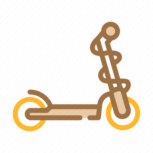 Kick, scooter, transport, vehicle, flying, balloon icon - Download on Iconfinder