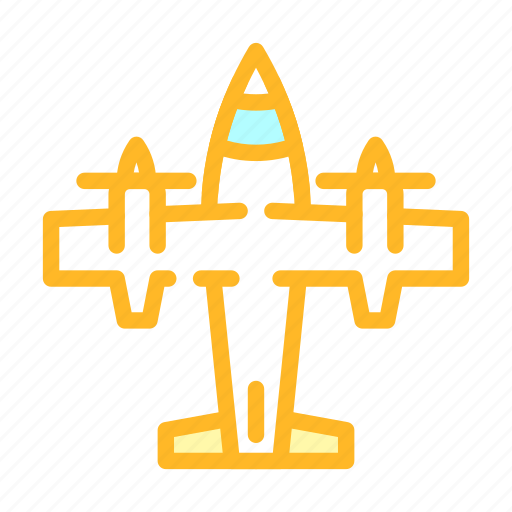 Plane, aircraft, transport, vehicle, flying, balloon icon - Download on Iconfinder