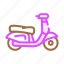 scooter, vehicle, transport, flying, balloon, aircraft 