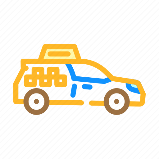 Taxi, car, transport, vehicle, flying, balloon icon - Download on Iconfinder