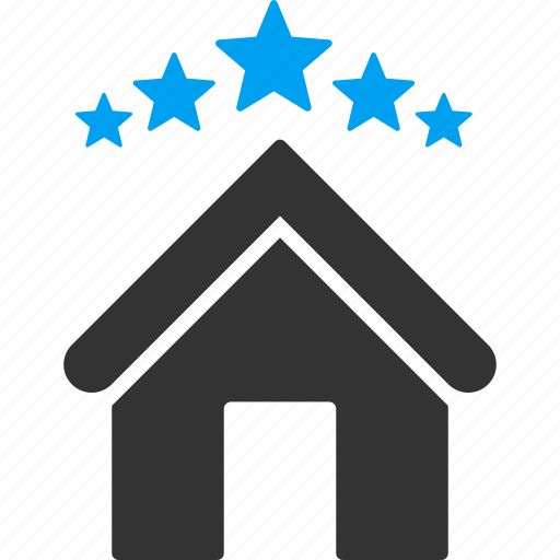 Apartment, building, hotel stars, house, rating, travel, vacation icon - Download on Iconfinder