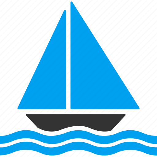 Yacht, boat, sail, sailing, ship, sea cruise, vessel icon - Download on Iconfinder