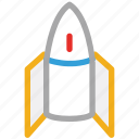 rocket, space, spaceship, transport