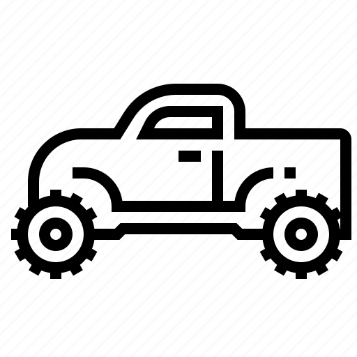 Automobile, car, monster, transport, transportation, truck, vehicle icon - Download on Iconfinder