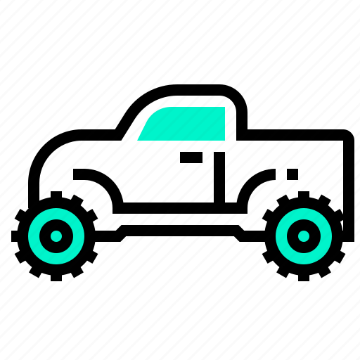 Automobile, car, monster, transport, transportation, truck, vehicle icon - Download on Iconfinder