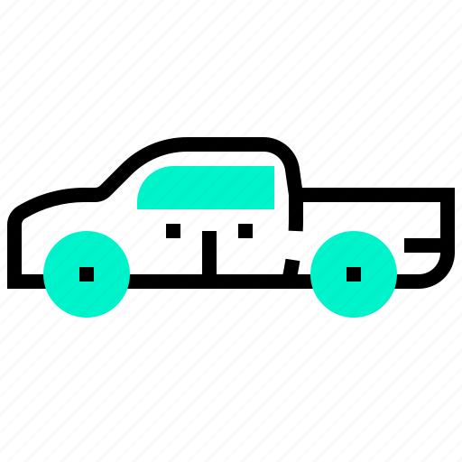 Automobile, car, pickup, transport, transportation, truck, vehicle icon - Download on Iconfinder