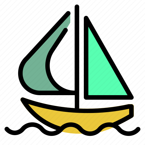 Boat, sailboat, sailing, transport, transportation icon - Download on Iconfinder