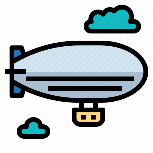 Air, balloon, hot, ship, zeppelins icon - Download on Iconfinder