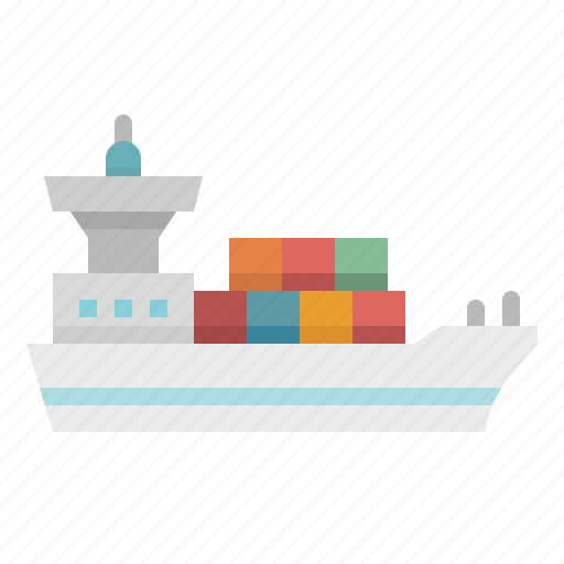 Boat, cargo, distribution, ship, transport icon - Download on Iconfinder