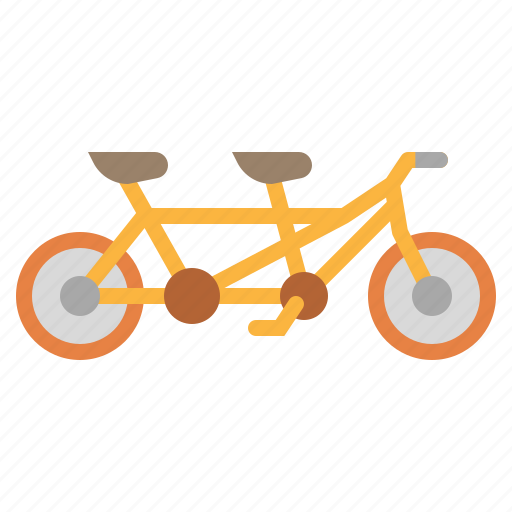 Bicycle, romantic, sport, tandem, transport icon - Download on Iconfinder