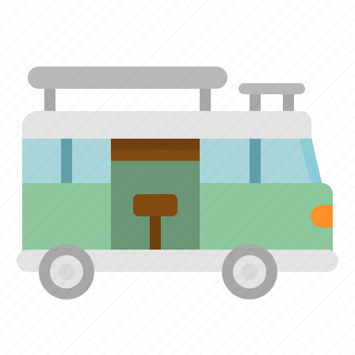 Camper, recreational, transport, van, vehicle icon - Download on Iconfinder