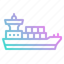 boat, cargo, distribution, ship, transport
