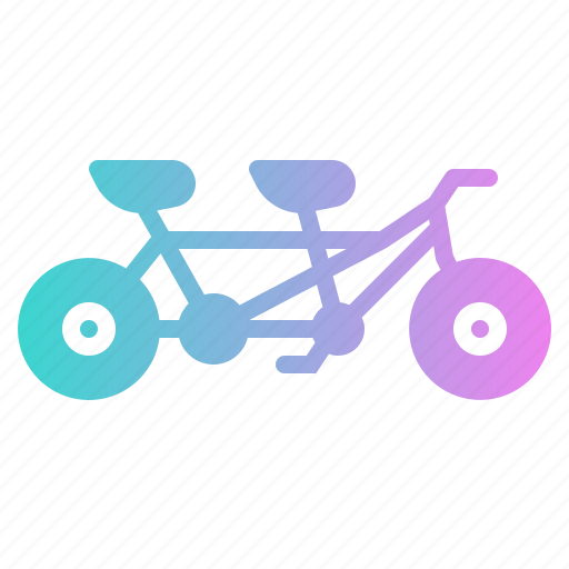 Bicycle, romantic, sport, tandem, transport icon - Download on Iconfinder