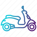 motorbike, motorcycle, scooter, transportation