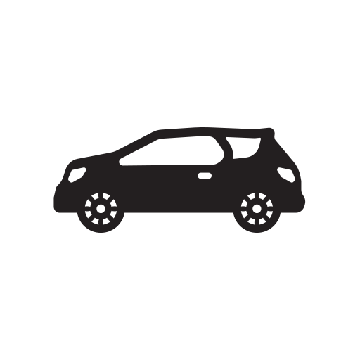 Automobile, car, hatch, hatchback, side, vehicle, view icon - Free download