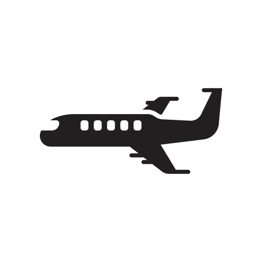Air, airplane, dotted, flight, jet, jetliner, plane icon - Free download